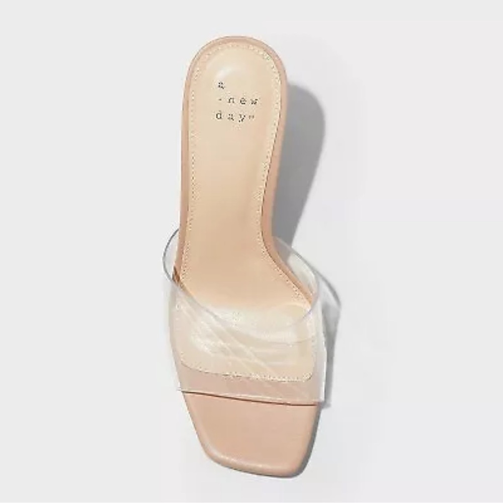 Clear strap Espadrille platform sandal